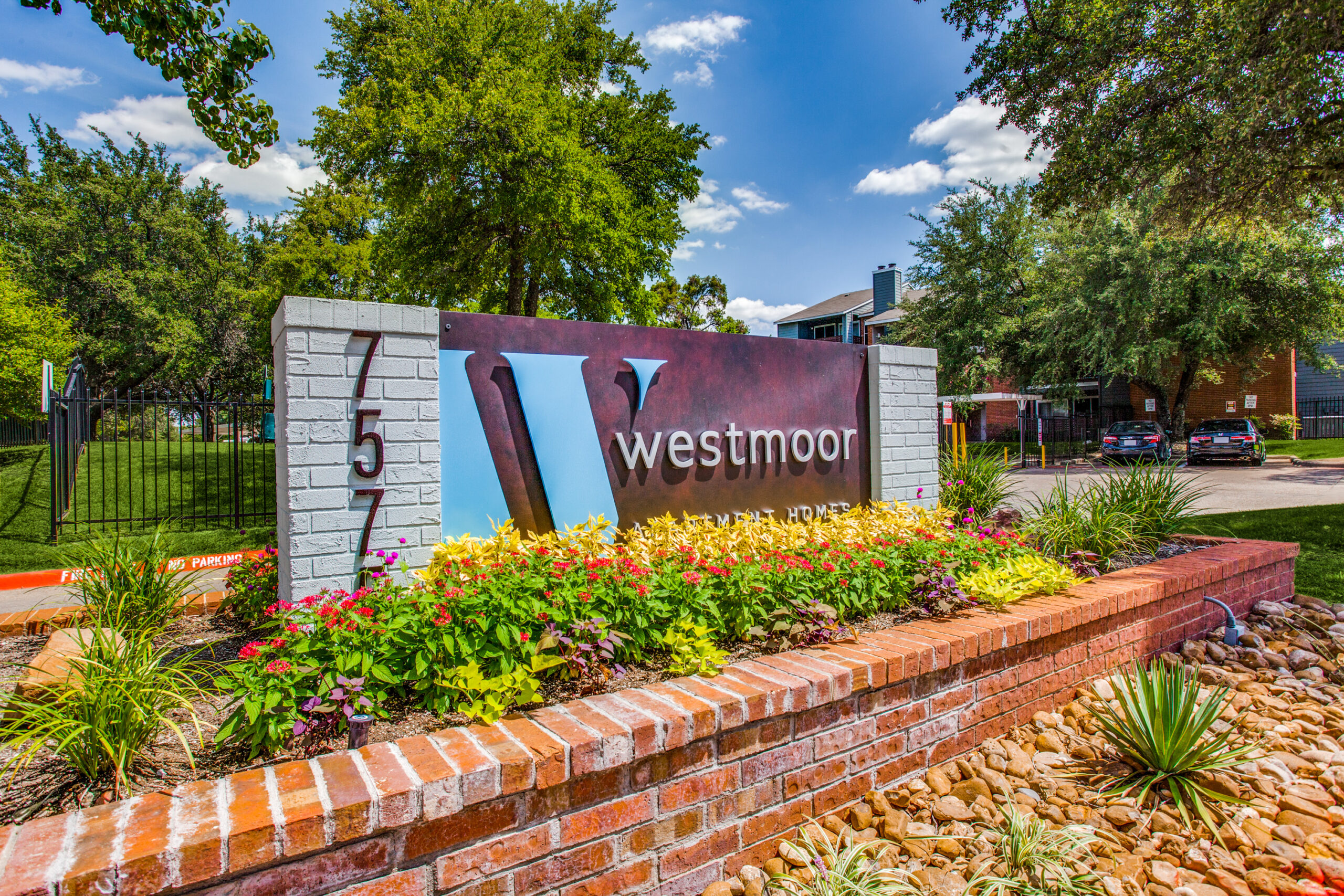 Westmoor entrance sign -zoomed in