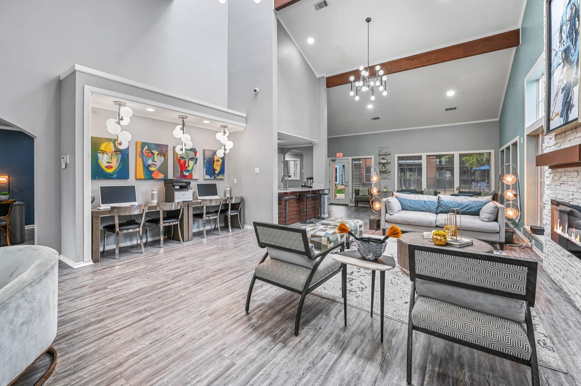 Leasing center/ clubhouse with business center